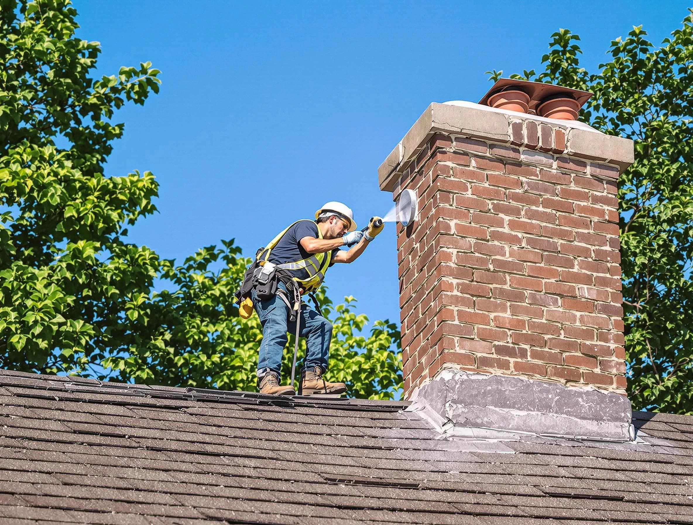 Bloomfield Chimney Sweep performing an inspection with advanced tools in Bloomfield, NJ