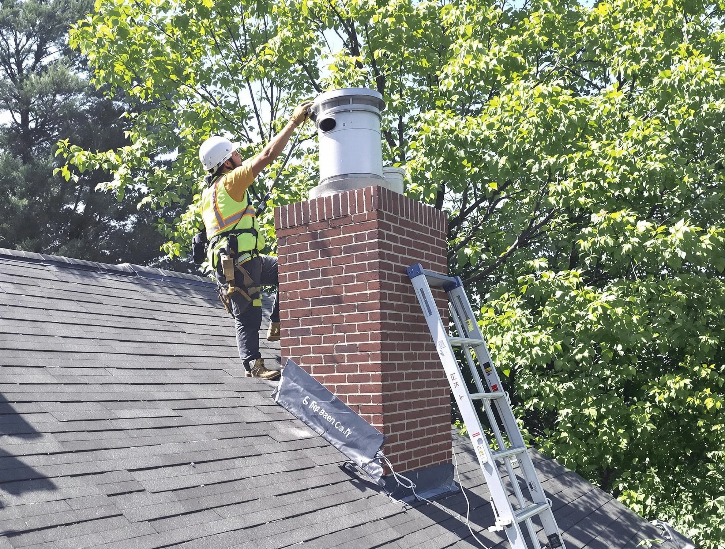 Chimney liner inspection by Bloomfield Chimney Sweep in Bloomfield, NJ